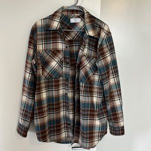 TNA Plaid button up